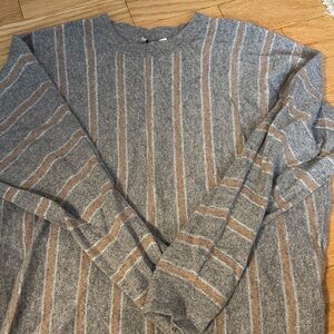Peserico Silk and Wool Striped Sweater